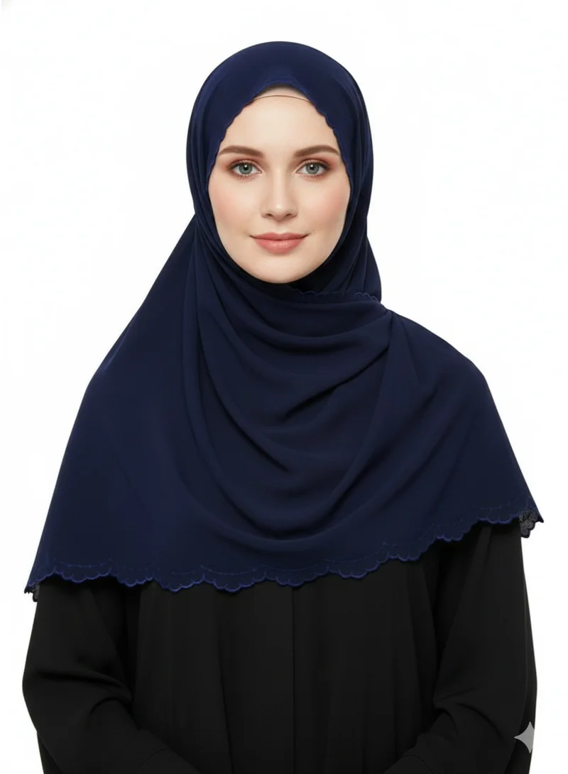 بيداني عمامة شيفون كحلي من أمارا